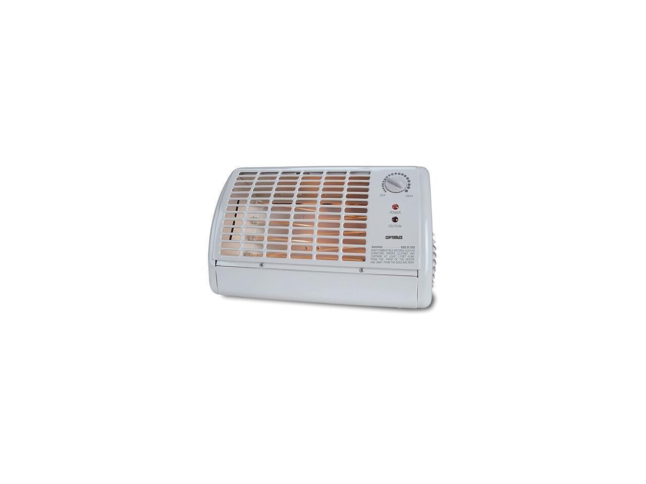 Portable Fan Forced Radiant Space Heater with Thermostat