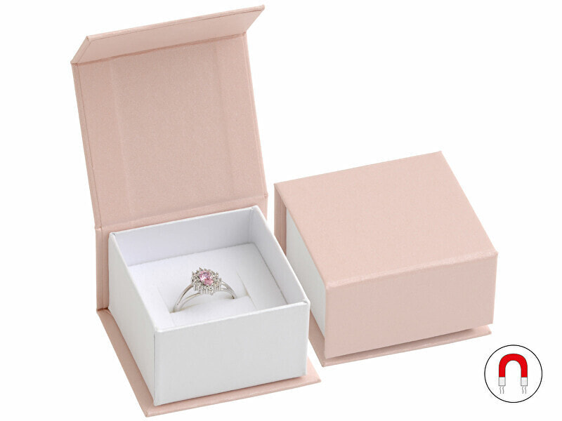 Powder pink gift box for ring or earrings VG-3 / A5 / A1