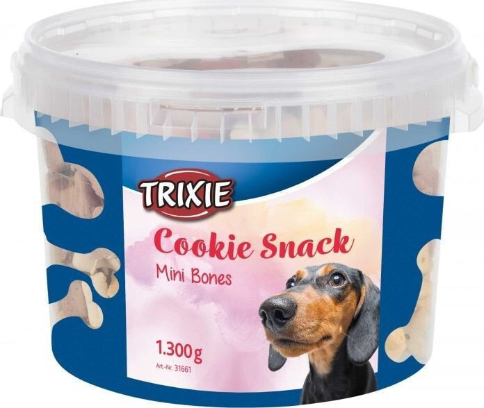 Trixie Przysmak Cookie Snack Mini Bones, 1,300 g