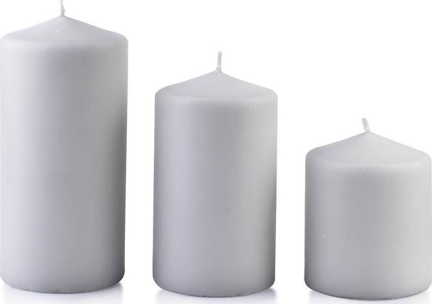 Affek Design Candle CLASSIC CANDLES Medium roller 8x14cm gray