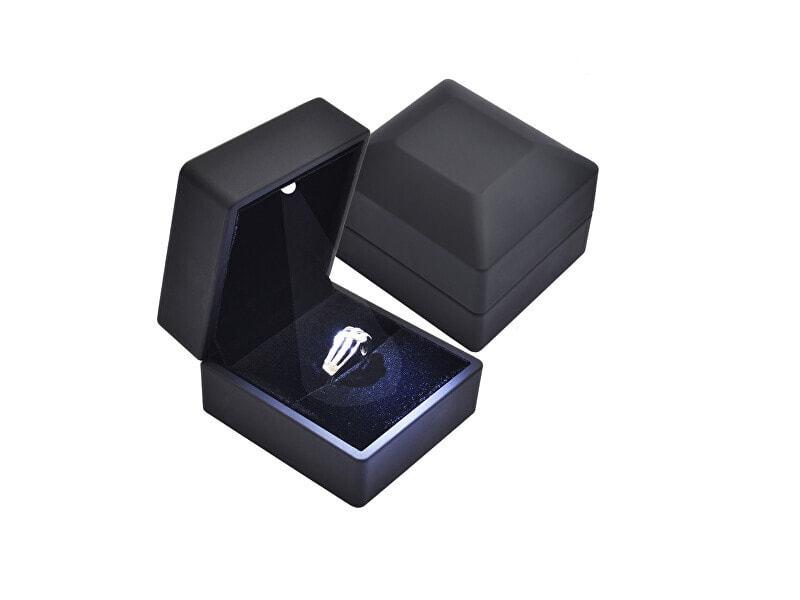 LED illuminated plastic ring box KZ-3 / A25