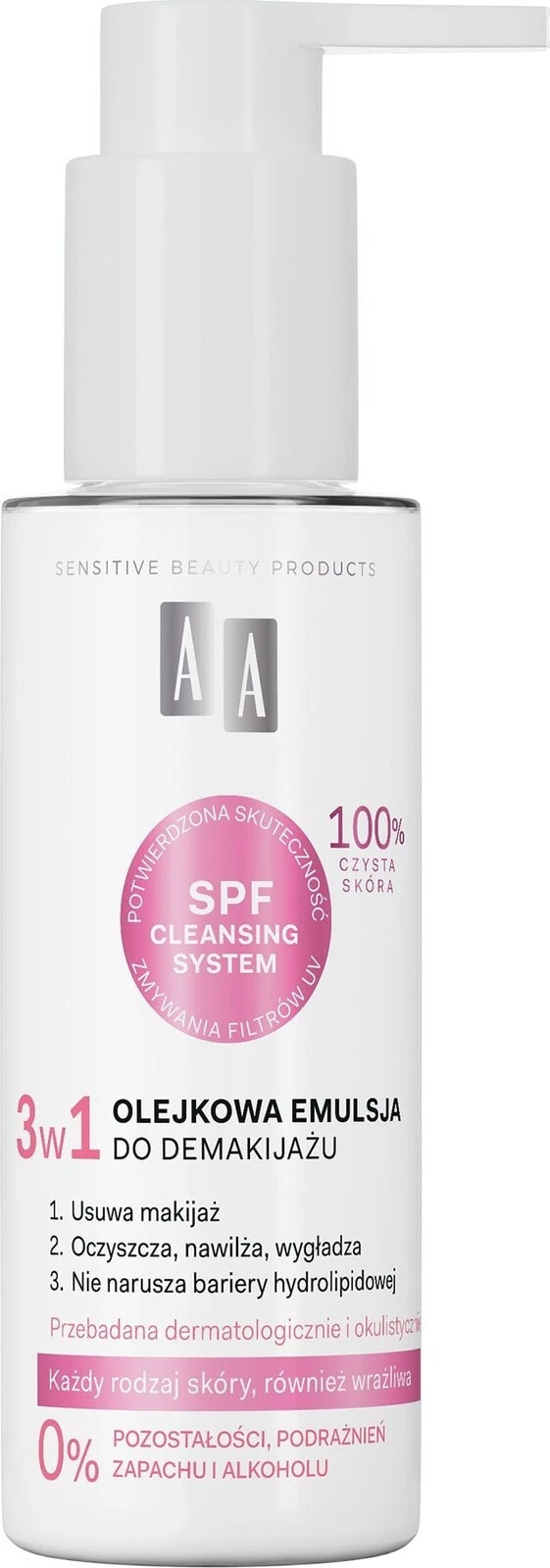 AA_Pure Derma olejkowa emulsja do demakijażu 3w1 150ml