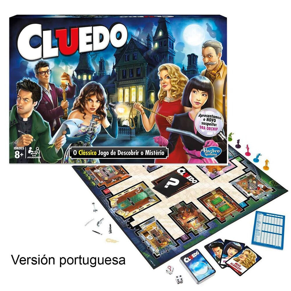 HASBRO GAMING Cluedo Mistery Game Portuguese Board Game