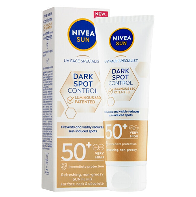 Skin cream for tanning OF 50+ Sun Dark Spot Control Luminous 630 (Sun Fluid) 40 ml
