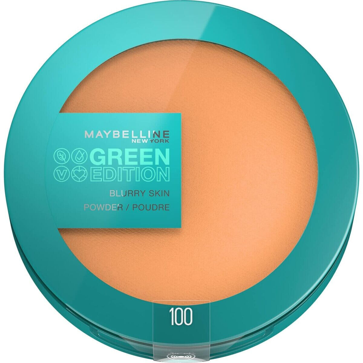 Компактные пудры Maybelline Green Edition Nº 100 гладкой кожи
