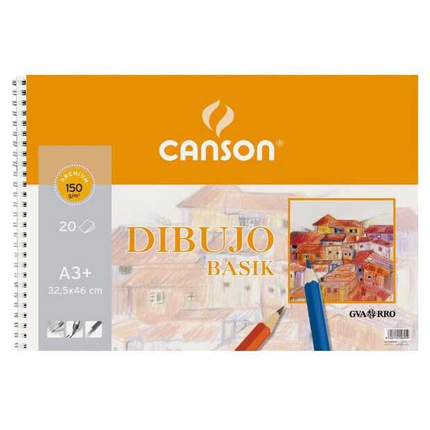 CANSON Basik drawing pad DIN A3 325x46 cm 20 sheets of 150gr