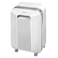 Fellowes Powershred LX201 Micro-Cut Shredder white - Micro-cut shredding - 23 cm - 2 x 12 mm - 22 L - Touch - 4 wheel(s)