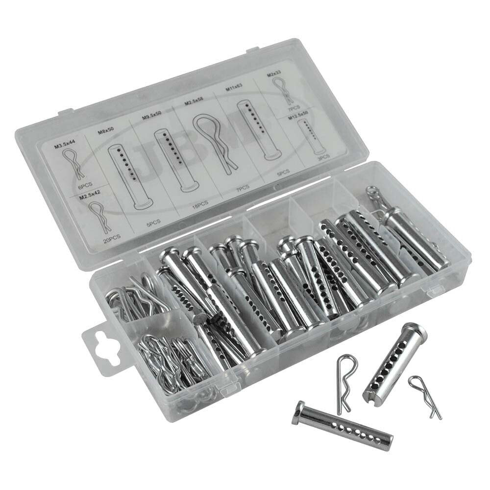 JBM Case of clevis pins and clips in R 71 pieces