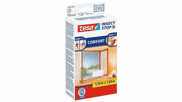 Tesa Moskitier Window White 1,3 м x 1,5 м комфорт