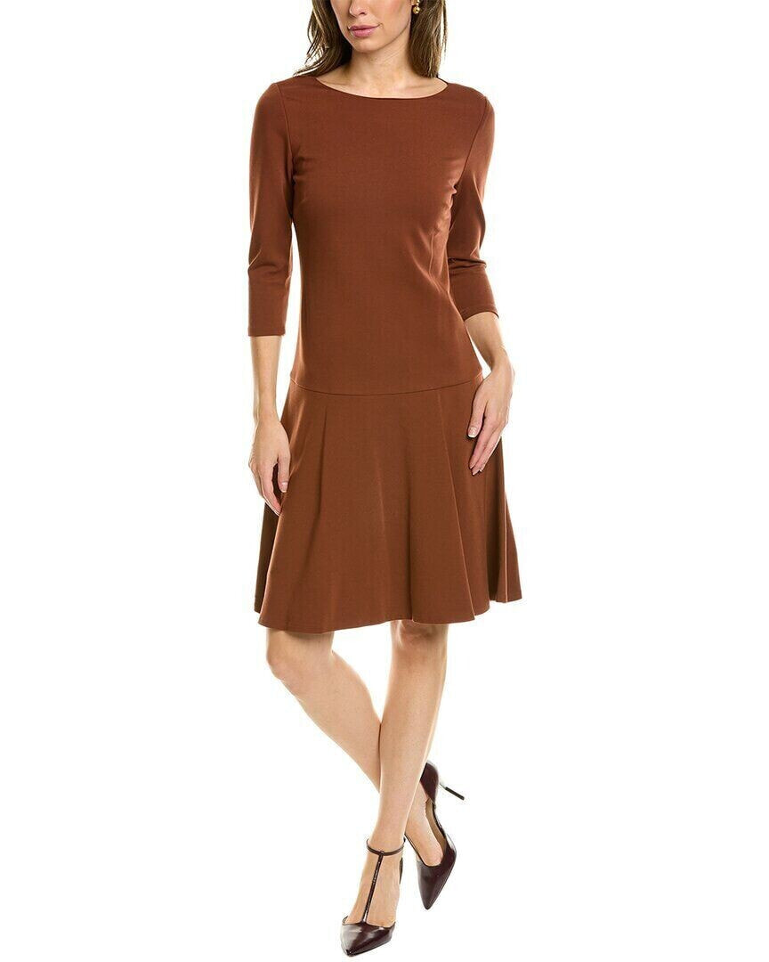 Lafayette 148 New York Martha Dress Women's Brown 36/0