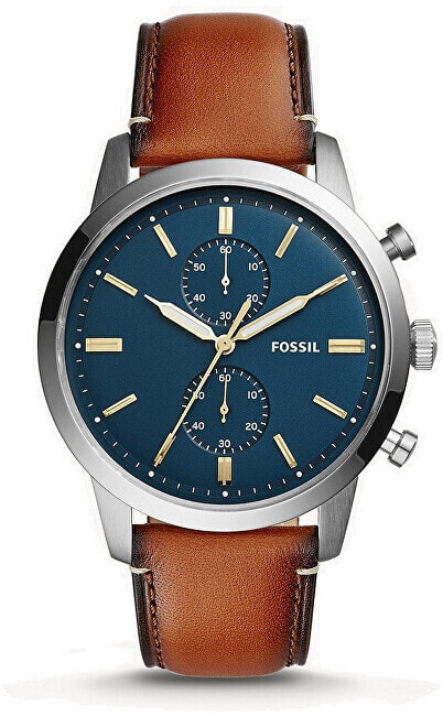 Мужские наручные часы с коричневым кожаным ремешком  FS5279 Fossil