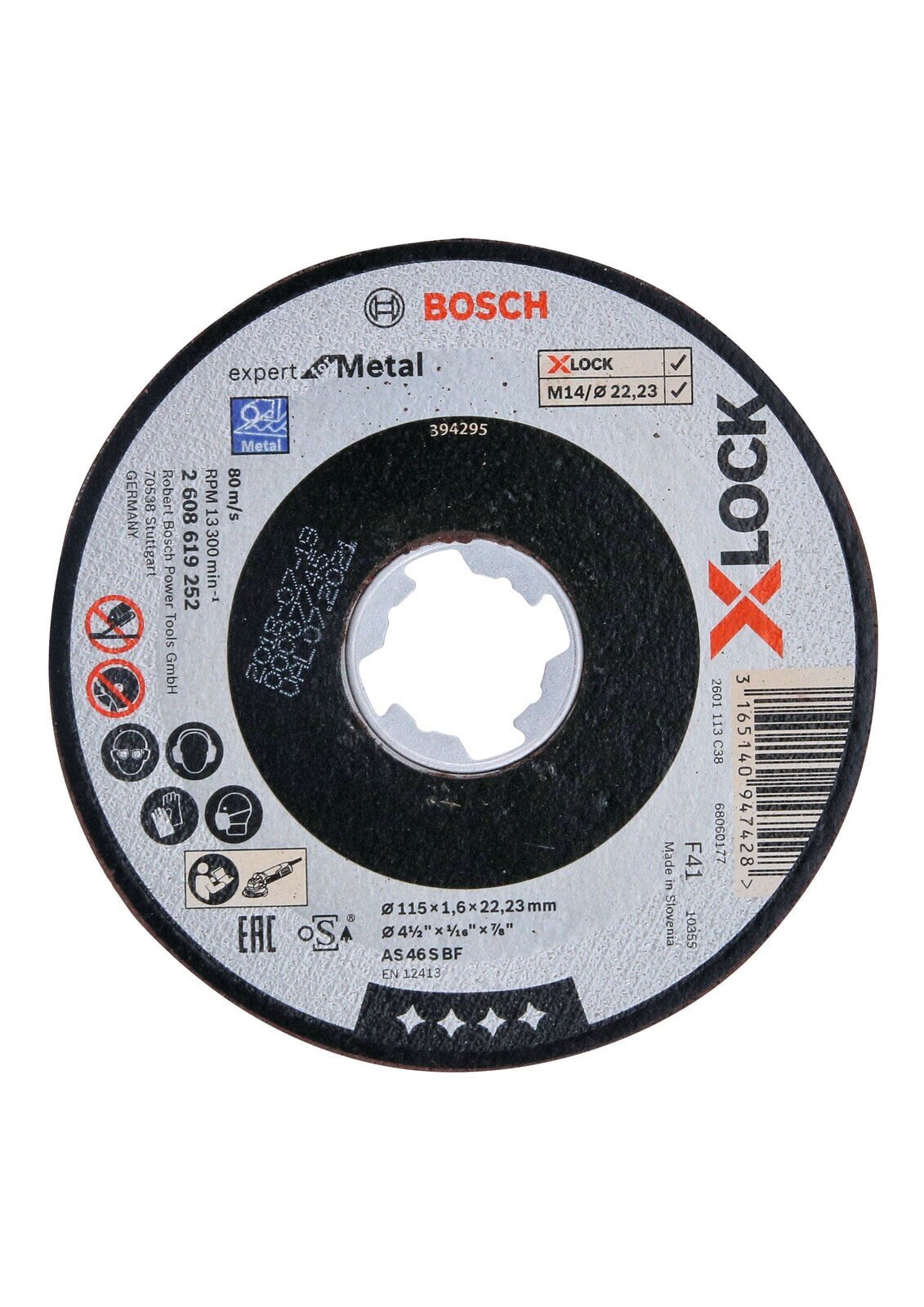 Bosch X-LOCK Trennsch.115X1,6mm EfM ger.