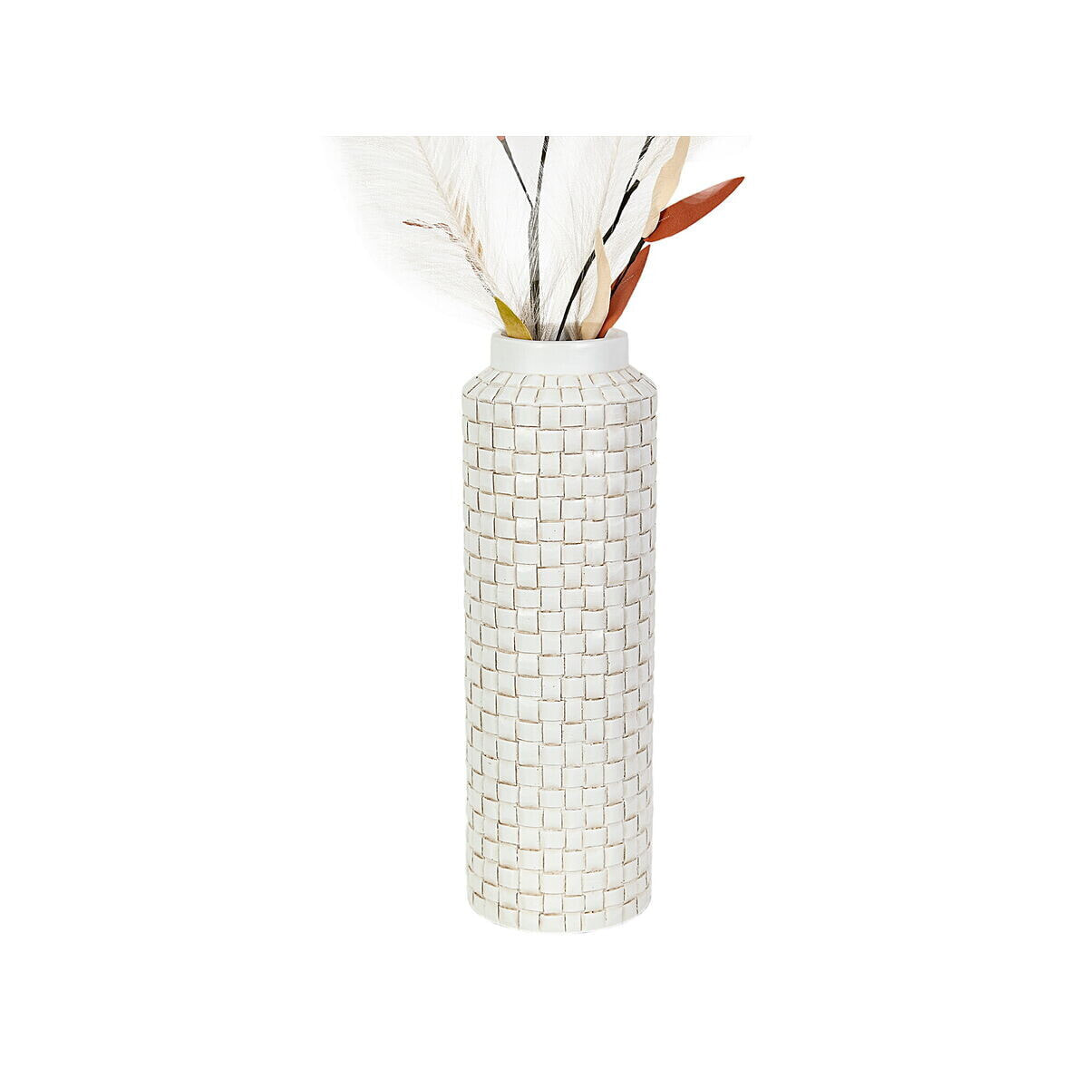 Vase Romimex Beige Resin 14 x 42 x 14 cm