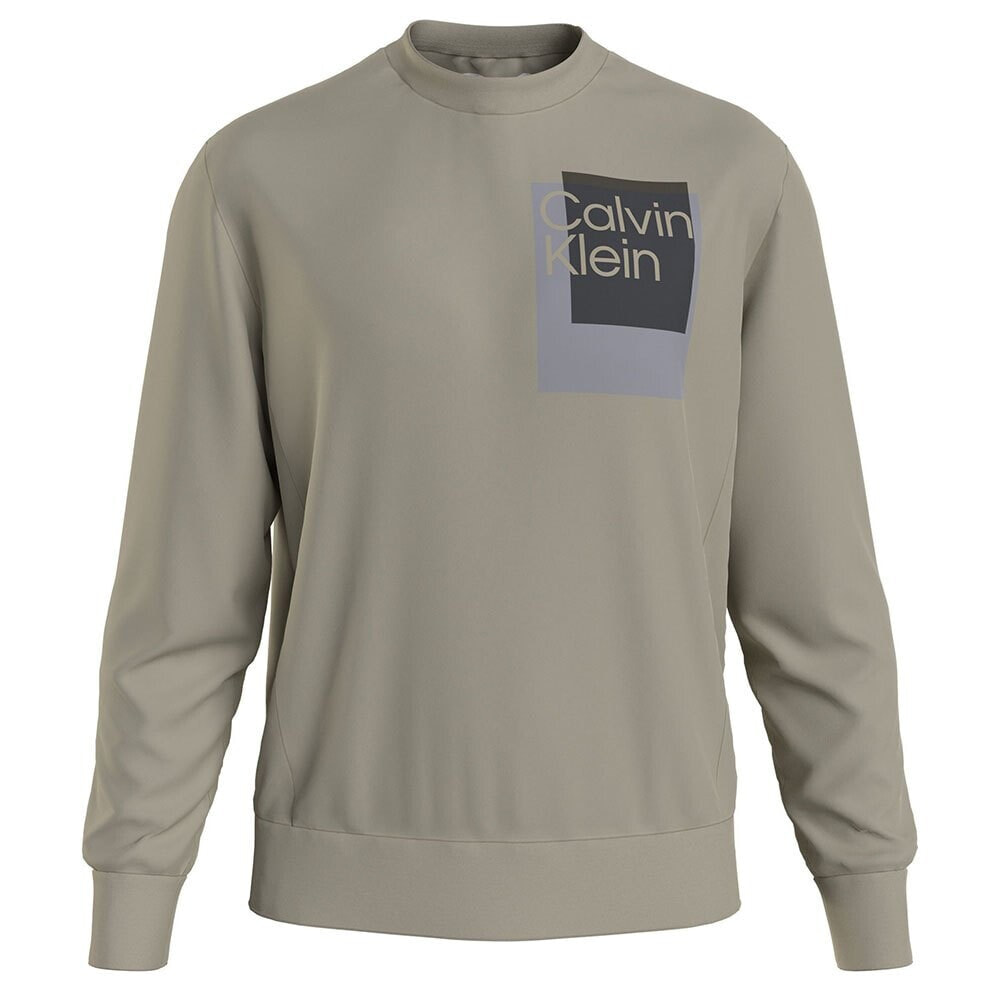 CALVIN KLEIN Overlay Box Logo Sweatshirt