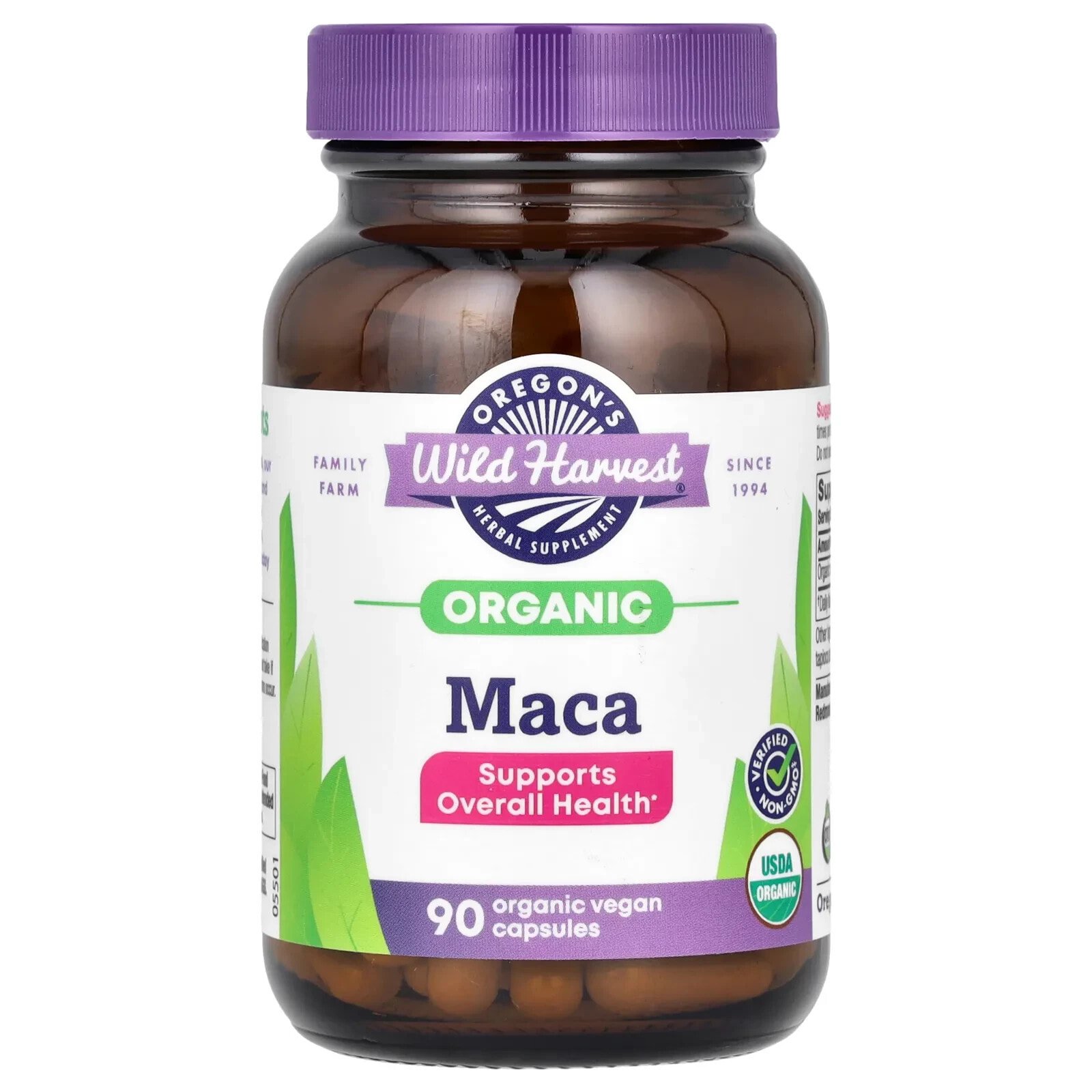 Organic Maca, 90 Organic Vegan Capsules