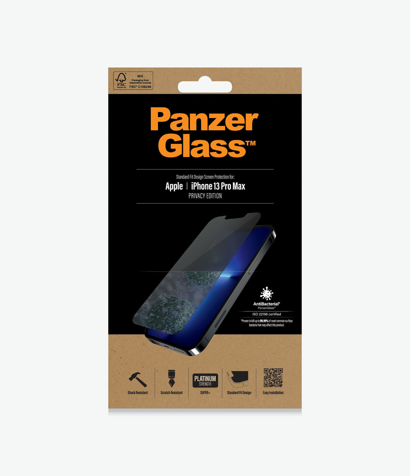 PanzerGlass 2743 защитная пленка / стекло для мобильного телефона Apple