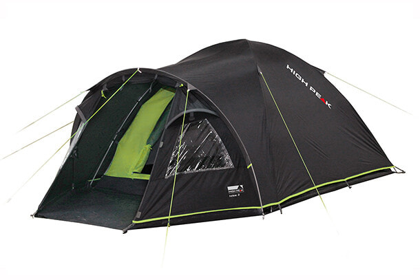 High Peak Talos 4 - Camping - Hard frame - Dome/Igloo tent - 4 person(s) - Ground cloth - Green - Grey