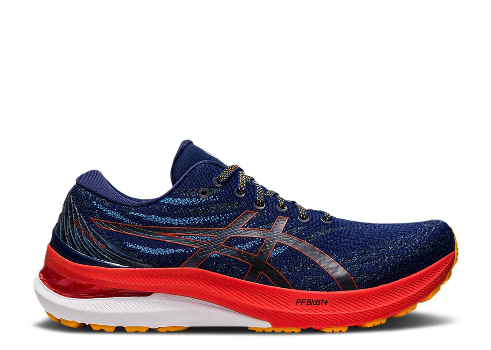 Gel Kayano 29 4E Wide 'Deep Ocean Cherry Tomato'