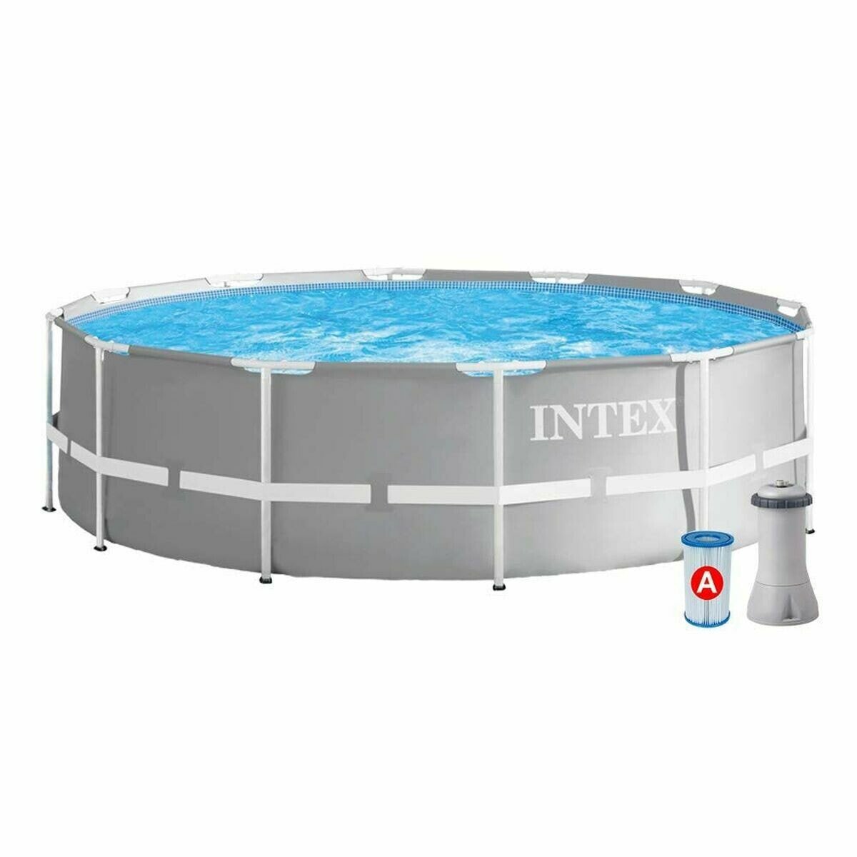 Detachable Pool Intex 26712 6503 l 366 x 76 cm Treatment plant for swimming pool (366 x 76 cm)