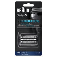 Braun Series 3 21B Electric Shaver Head Replacement Cassette – Black - Black - Plastic - Metal - Germany - geschikt voor de scheerapparaten 300s - 301s - 310s - 22 mm - 80 mm