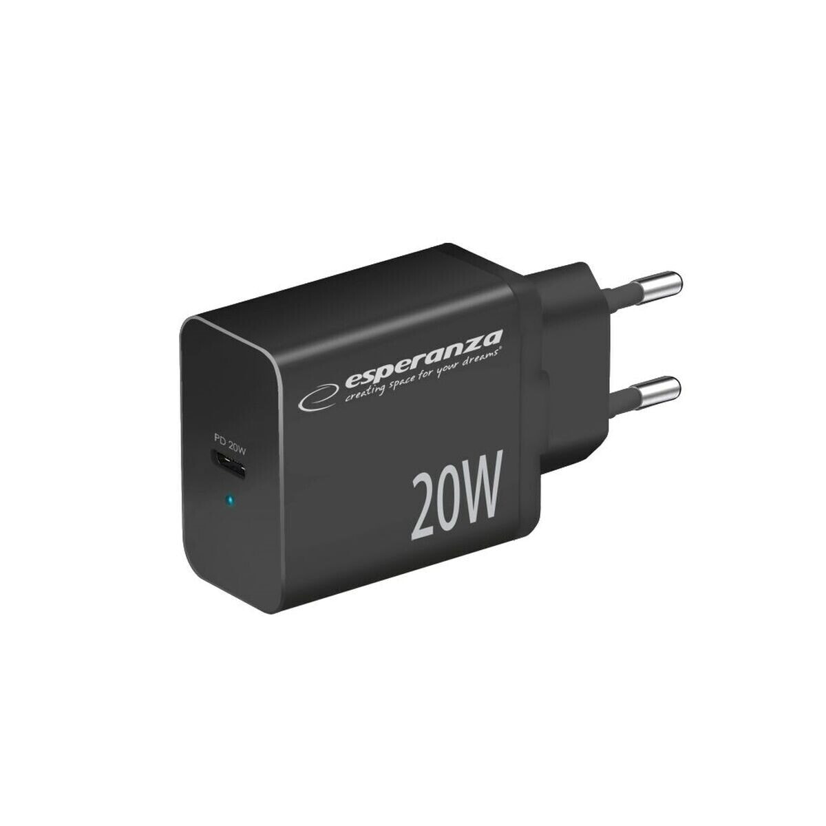 Wall Charger Esperanza EZC104K Black