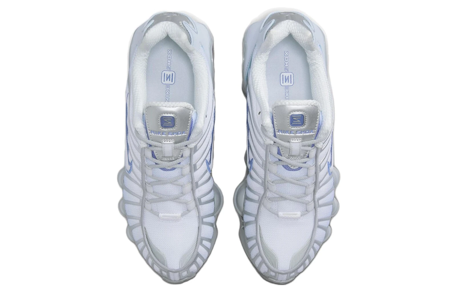 Nike Shox TL Metallic Platinum Blue Tint Women's