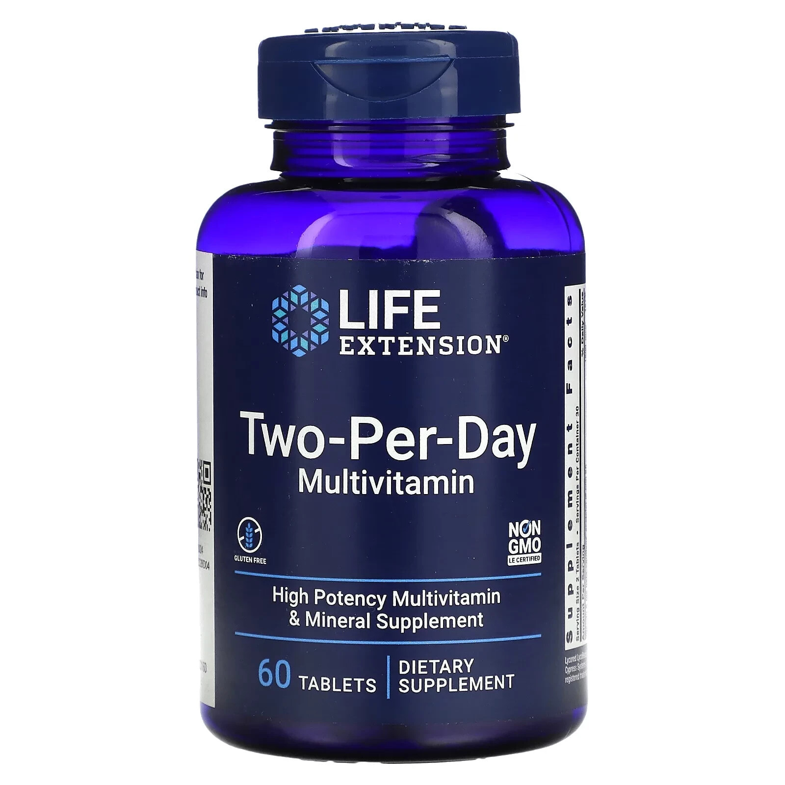 Life Extension, Мультивитамины для двух приемов в день, 120 таблеток