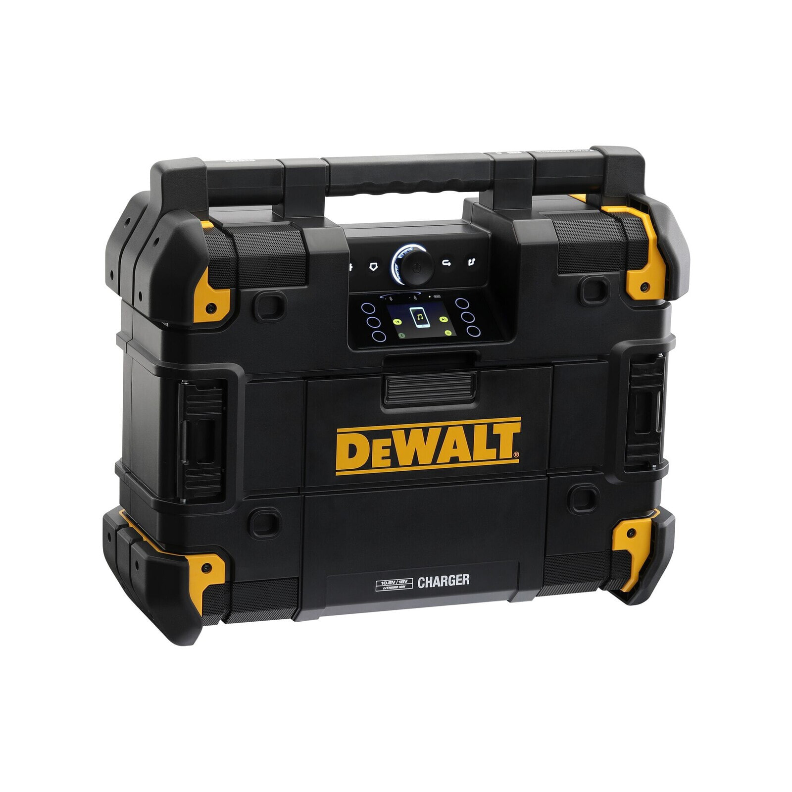 DeWalt Baustellenradio TSTAK Akkuradio Netzradio mit Ladefunktion DAB+ Bluetooth