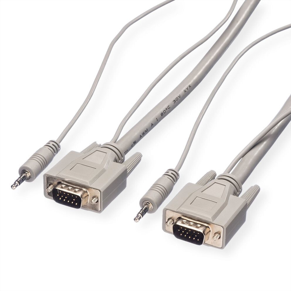 ROLINE Combi Cable, VGA + Audio, M-M 6 m VGA кабель 11.04.5156