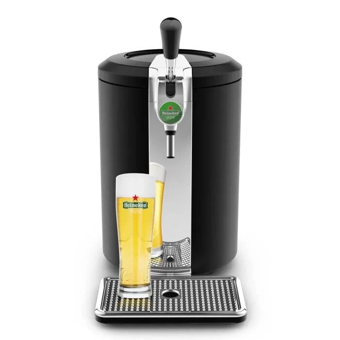 Мини-пивоварня KRUPS Beertender VB452E10 Kompakte Fassbiermaschine, kompatibel mit 5-Liter-Fssern, perfekte Temperatur, frisches und schaumiges Bier