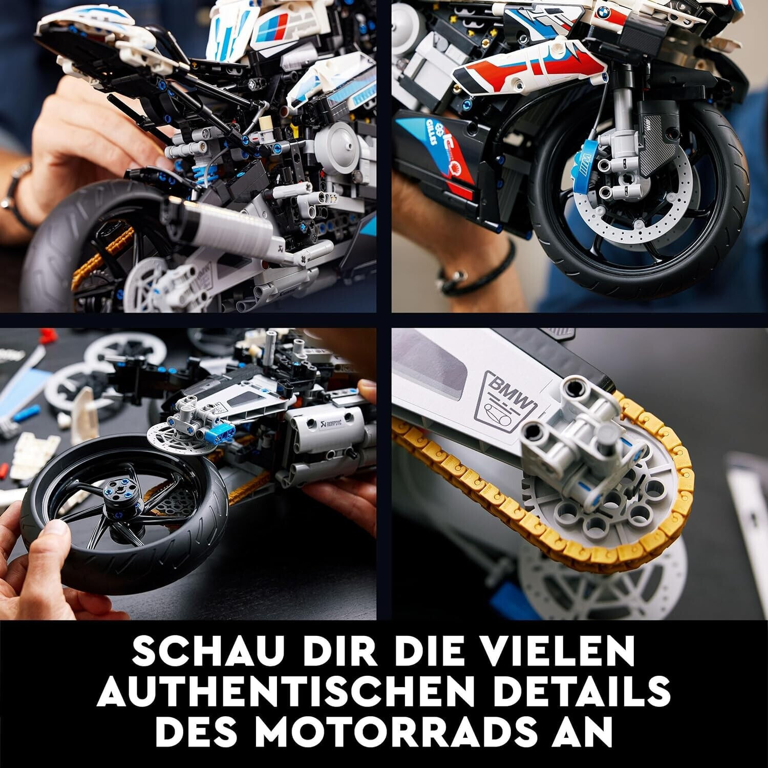 Игра LEGO 42130 Technic Мотоцикл BMW M 1000 RR модель для взрослых  (комплект) lEGO купить недорого в интернет-магазине BigSaleDay