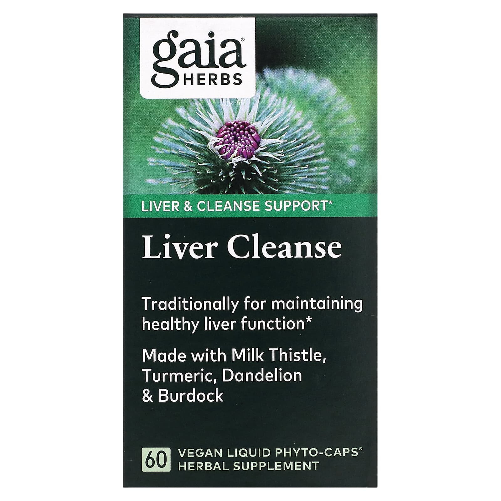 Liver Cleanse, 60 Vegan Liquid Phyto-Caps