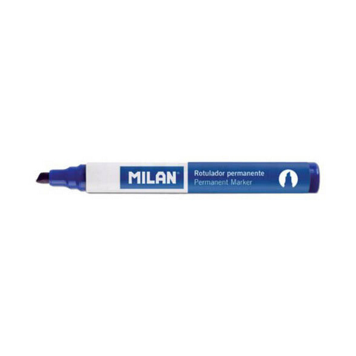 Постоянный маркер Milan Синий PVC 12 штук (Ø 4 mm)