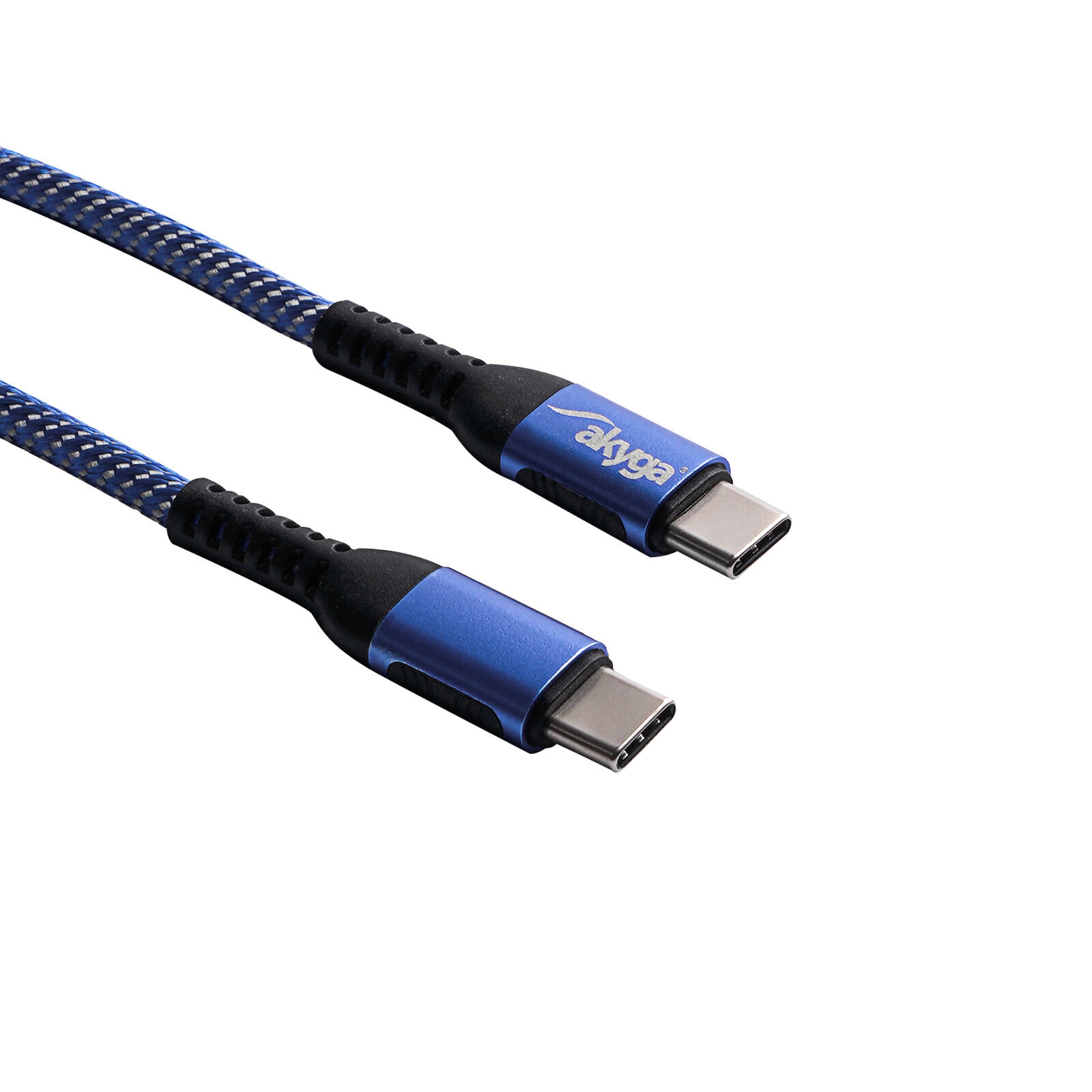 Akyga USB-Kabel USB-C Stecker Stecker 0.5 m Blau AK-USB-36