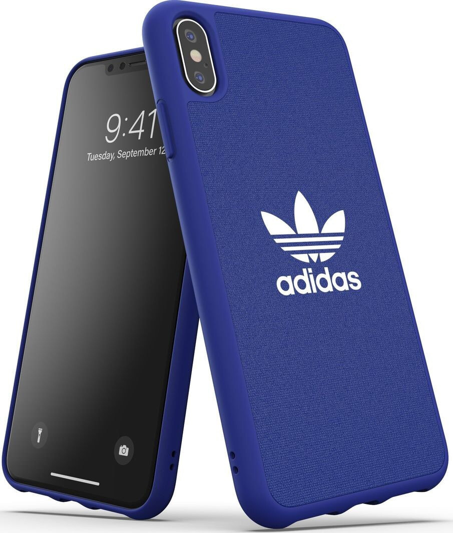 чехол силиконовый синий с логотипом adidas