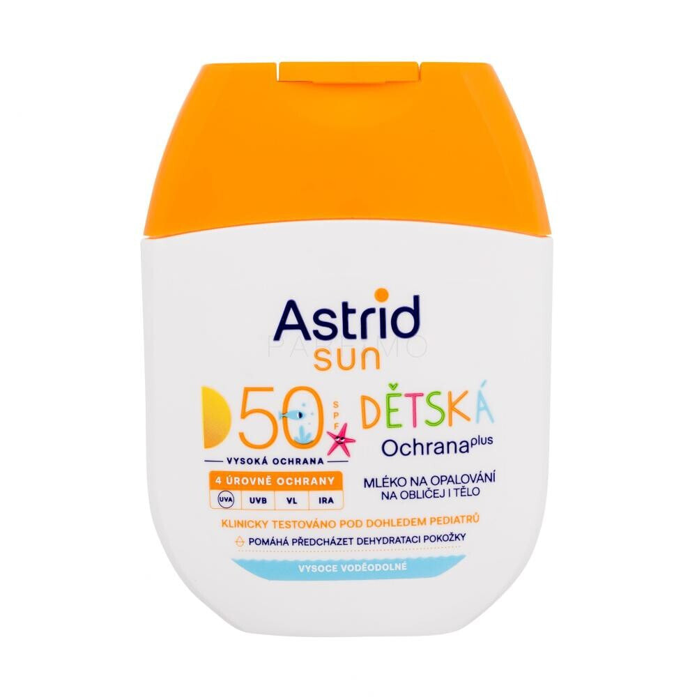 Astrid Sun Kids Face and Body Lotion SPF50 200 ml sonnenschutz wasserfest für Kinder