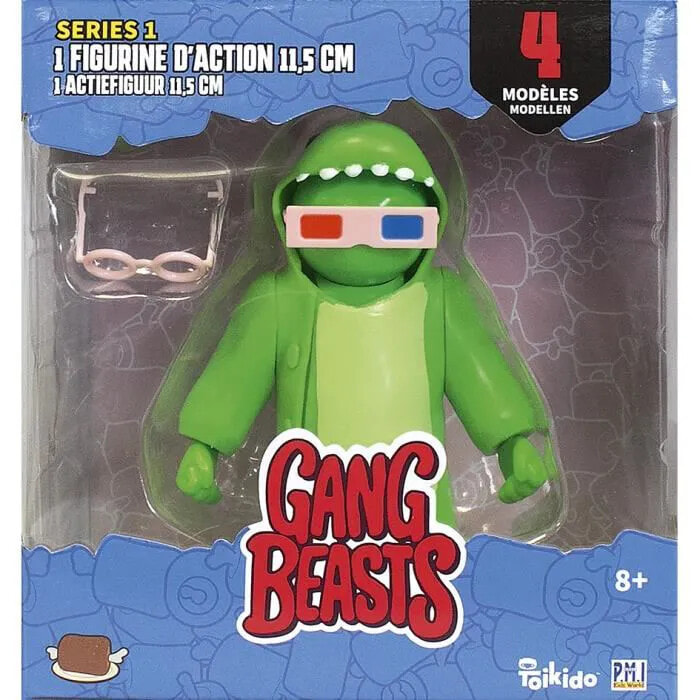 Gang Beasts  1 11,5 cm groe Actionfigur  Los Nr. 3  Sammelfiguren  Videospiele  Lansay