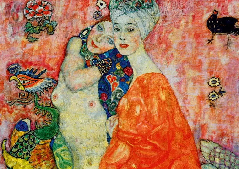 Puzzle G Klimt Die Freundinnen 1917