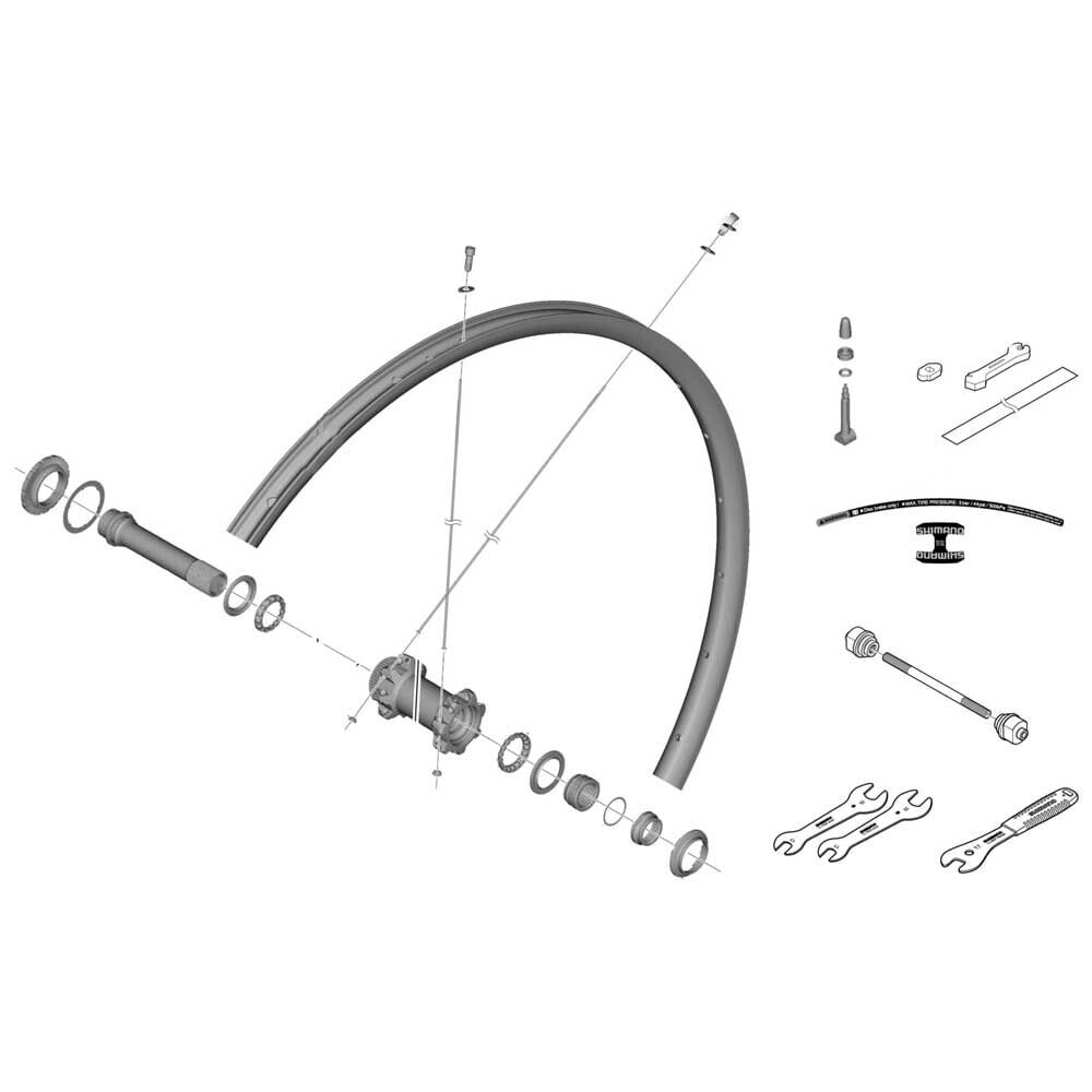 SHIMANO Spokes Leader WH-M8000 TL275