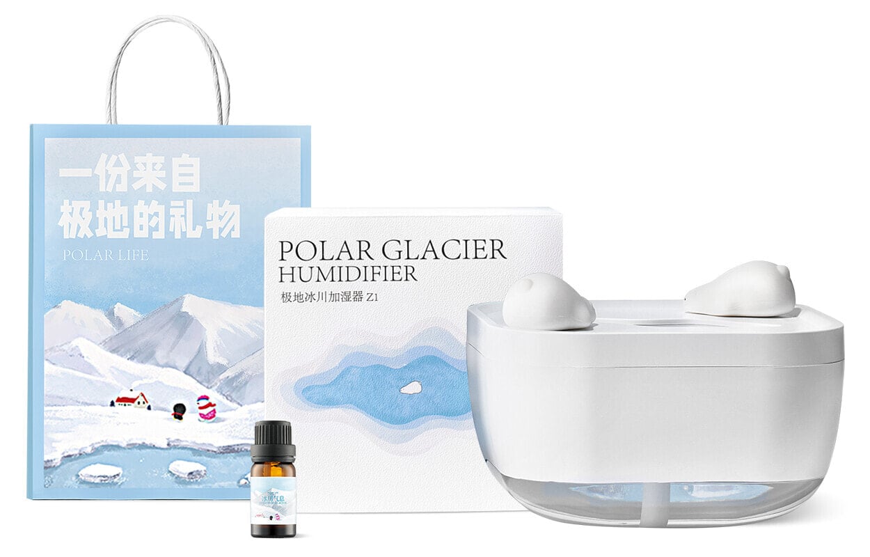 Glacier aromatherapy humidifier + glacier breath (woody pale)