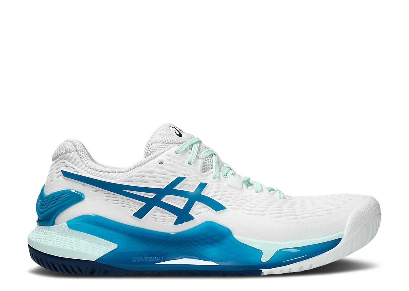 Wmns Gel Resolution 9 'White Teal Blue'