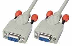 Lindy 10m Null modem cable сетевой кабель Белый 31579