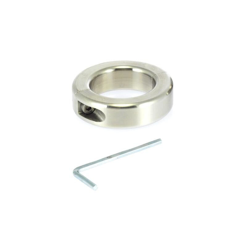 Эрекционное кольцо BONDAGE PLAY Stainless Steel Ring for the Testicles