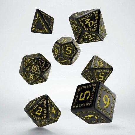 Q-Workshop Runic Set - Black-Yellow (12257)