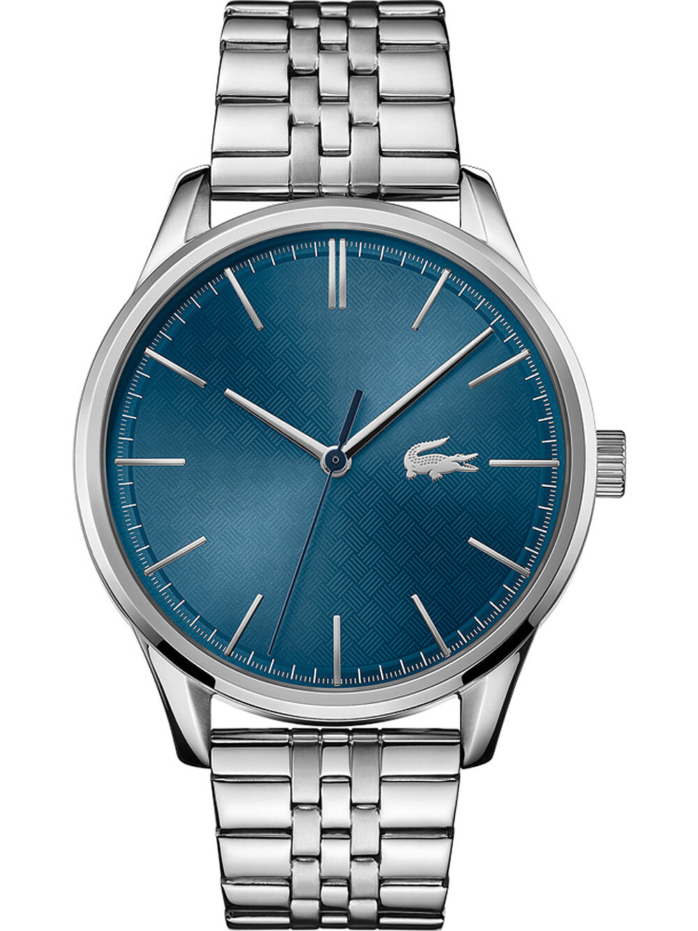 Мужские наручные часы с серебряным браслетом Lacoste 2011048 Vienna mens 42mm 5ATM