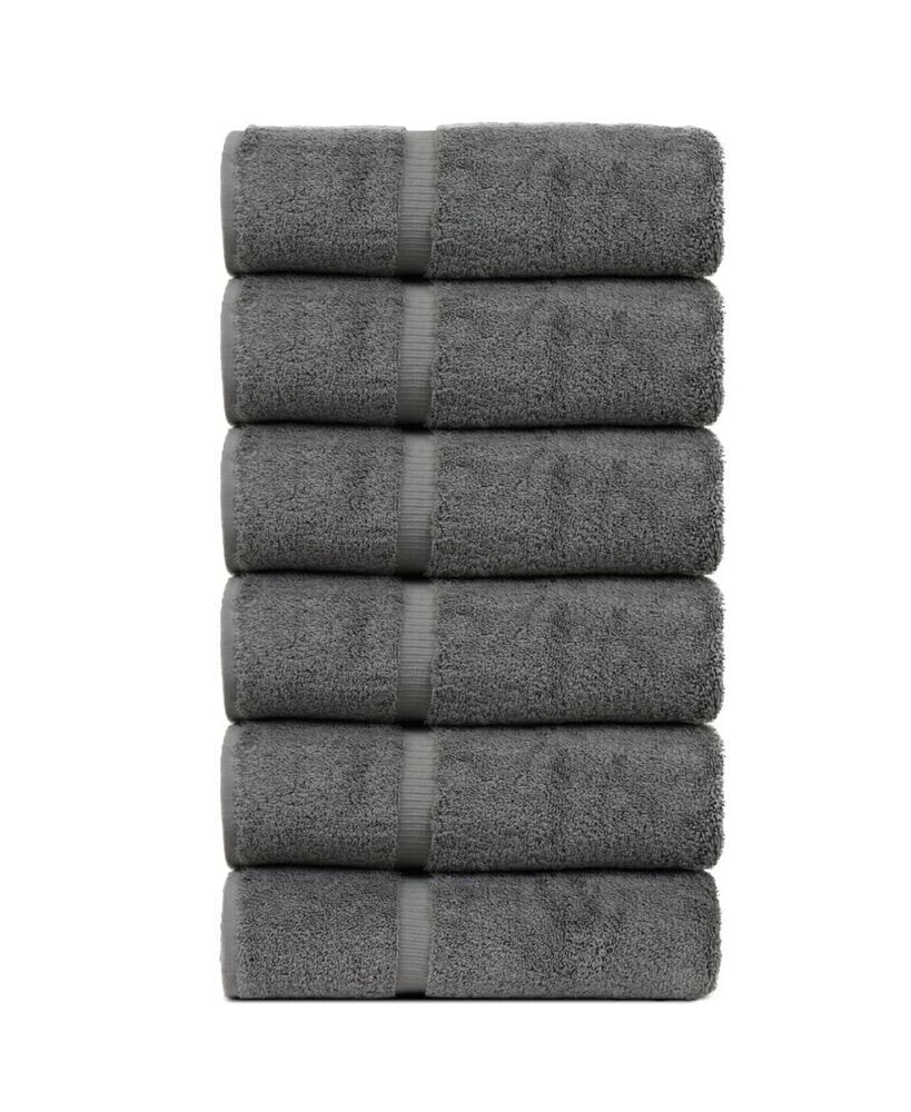 BC Bare Cotton luxury Hotel Spa Towel Turkish Cotton Hand Towels, Set of 6
