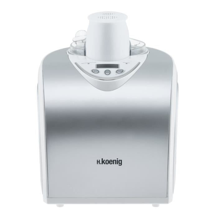 H.Koenig HF180 мороженница Обычная мороженица 1,5 L Серебристый, Белый 135 W
