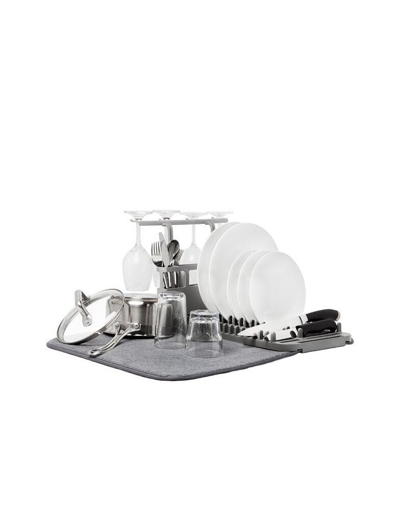 Umbra udry Dish Rack with Dry Mat