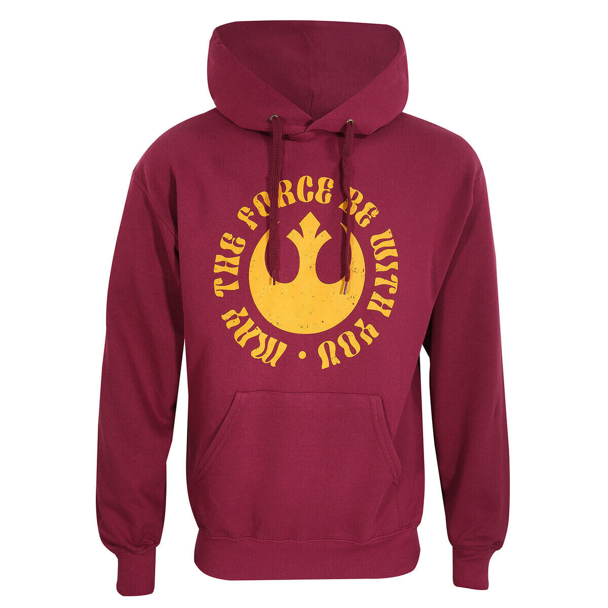 Unisex Hoodie Star Wars May The Force Be With You Burgundy