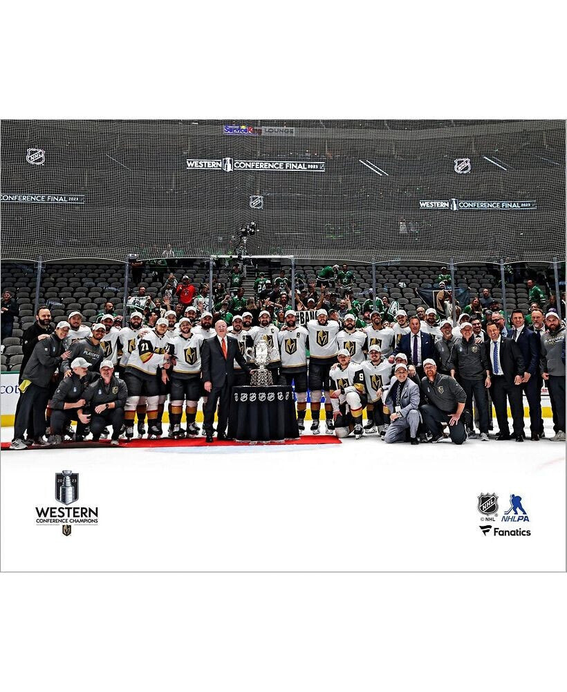 Fanatics Authentic vegas Golden Knights Unsigned 2023 Western Conference Champions Team Celebration 11